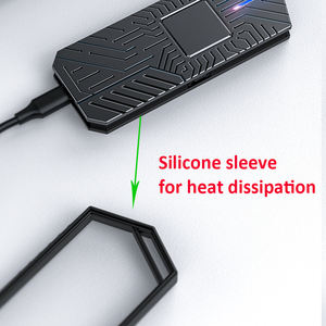 Lingable <span class=keywords><strong>Double</strong></span> Protocole NVME NGFF M2 SSD 10Gbps Boîtier M.2 vers <span class=keywords><strong>USB</strong></span> Type <span class=keywords><strong>C</strong></span> 3.1 Adaptateur SSD pour PCIE / SATA M-Key M + B KEY - Product Image 6