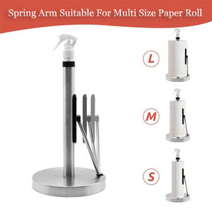 2-in-1 Moderne Papierhalter aus Edelstahl für Küchenrollen und Küchenpapier mit Sprühflasche für die Arbeitsplatte - Product Image 6