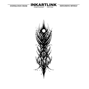 Autocollant de <span class=keywords><strong>tatouage</strong></span> semi-permanent réaliste Cyber Gothique Totem Circle, longue durée 2 semaines (15 jours), art corporel pour hommes, <span class=keywords><strong>bras</strong></span>, vente en gros - Product Image 3