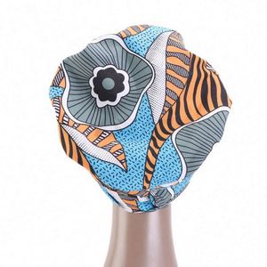 Foulard double couche Ankara unisexe avec bande à nouer, bonnet ajustable pour usage quotidien et toutes saisons - Product Image 5