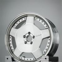 Juego de 2 Ruedas Universales de Aleación de Aluminio Forjado de 17-22 Pulgadas para Carreras, Nuevas, con ET de 20mm/25mm