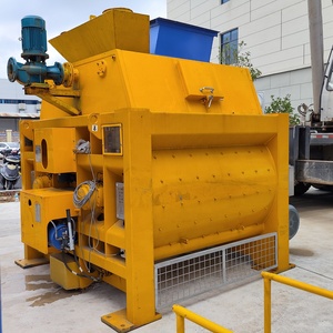Malaxeur à béton électrique jaune 500L à double arbre forcé, type JS, pour mélange prêt à l'emploi, <span class=keywords><strong>prix</strong></span> usine Chine - Product Image 4