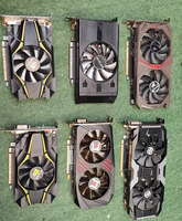 Carte graphique d'occasion GTX 1050 2 Go 1050 Ti 4 Go pour ordinateur de bureau