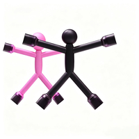 Magnetisches Gummispielzeug Flexible Menschenähnliche Figuren Stressabbau Desktop-Fidget Kreative Heimdekoration Sensorisches Magnetspielzeug