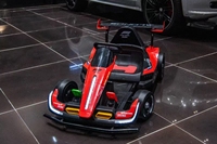 Voiture électrique multifonctionnelle pour enfants, avec lumières, à propulsion électrique, en plastique, karting, batterie 24V 10Ah, vitesse 5-10 km/h, unisexe