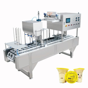 Hot Sale Automatic <strong>Communion</strong> <strong>Cup</strong> Filling and Sealing Machine Jelly Juice Yogurt <strong>Cup</strong> Filling Machine for Water - Product Image 2
