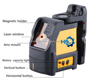 Заводская цена, 2 линии, зеленый луч, настенный лазерный уровень, прибор для измерения уровня воды для строительства - Product Image 2
