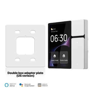 2024 New tuya điều khiển trung tâm bảng điều chỉnh in-tường 100 điều khiển + thiết bị nhà thông minh hệ thống Linux IR điều khiển + màu xanh răng lưới Hub - Product Image 1