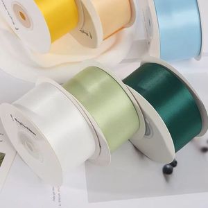 ริบบิ้นผ้าซาตินด้านเดียวขนาด4ซม. ม้วนริบบิ้นเค้กปาร์ตี้<span class=keywords><strong>ง</strong></span>านแต่ง<span class=keywords><strong>ง</strong></span>านขนาด100หลาสำหรับตกแต่<span class=keywords><strong>ง</strong></span> - Product Image 4