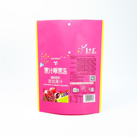Sachet alimentaire en plastique laminé thermoscellable avec fenêtre transparente imprimée en couleur personnalisée, à fond plat et trou de suspension