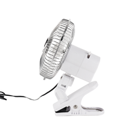 Ventilateur de plafond portable 12V/24V en acier inoxydable avec un débit d'air puissant, 12W, ventilateur de refroidissement universel à montage sur toit pour camion, bus, fourgonnette