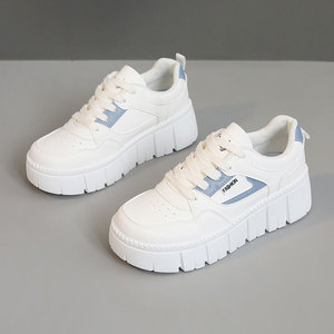 Zapatillas Deportivas de Moda para Mujer, Estilo Chunky, de Piel Sintética, con Cordones, Casuales, para Estudiantes - Product Image 6