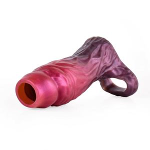 Funda para Pene al por Mayor, Retrasa la Eyaculación, Agrandamiento del Pene, Juguete Sexual para Hombres, Extensor de Pene, Artículos Eróticos para Adultos - Product Image 1