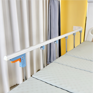 Letto Ospedaliero Pieghevole Manuale per Pazienti Anziani con Letto per Assistenza Domiciliare e Barella con Protezione in Acciaio Inossidabile - Product Image 4