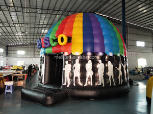 <span class=keywords><strong>Deluxe</strong></span> Heavy-Duty PVC inflable Disco Bouncer House Outdoor Fun Jumping Castle - Product Image 4