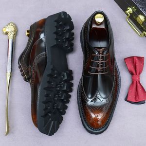 Zapatos Formales de Negocios para Hombre, Estilo Británico, con Cordones, Parches, Transpirables, Ligeros, para Fiesta o Boda, Envío Gratis - Product Image 2