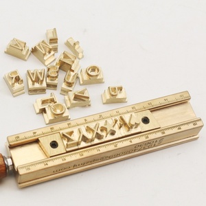 Moule à lettres personnalisé pour logo, outil de gravure en laiton, fer à marquer, moule de marquage à chaud pour cuir, personnalisation d'initiales - Product Image 5