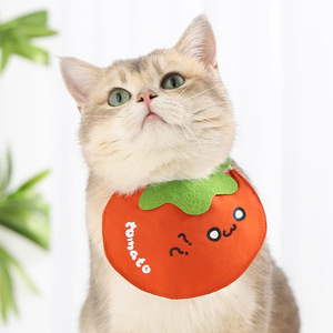 Bavoir mignon pour chat, bavoir d'été pour chaton à reflets argentés, accessoires, vêtements, écharpe pour animaux de compagnie printemps-automne - Product Image 1