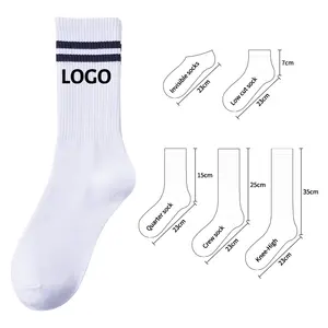 YL Wholesale Men Custom Logo On Socks Cotton Crew Tube Hip-hop Colorful Fashion Unisex Sneakers For Women Socks