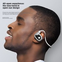 Headset Bone-conduction 5.3 Model Pribadi Berkualitas Tinggi, Desain Open-ear Non-in-ear, Suara Berfidelitas Tinggi Luar Biasa, IPX7