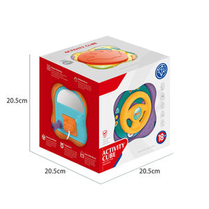 Jouets <span class=keywords><strong>d</strong></span>'apprentissage interactifs pour enfants <span class=keywords><strong>6</strong></span> en 1, puzzle multifonctionnel, tambour à claquer, assemblage, <span class=keywords><strong>cube</strong></span> <span class=keywords><strong>d</strong></span>'activités pour bébé - Product Image 2