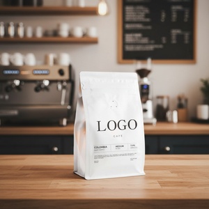 ถุงกาแฟพิมพ์ลายตามสั่ง วัสดุ PA/PE เกรดอาหาร ขนาด 250 กรัม 500 กรัม ขายส่งจากโรงงาน รีไซเคิลได้ ปิดผนึกแปดด้าน - Product Image 2