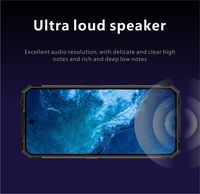 Teléfono Móvil Resistente al Agua para Exteriores, Pantalla de 6.8'', 7600mAh, Carga Rápida de 33W, 6GB + 128GB, Android 14, NFC, Cámara Nocturna
