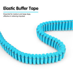 HanYang Custom 2 manici imbottiti guinzaglio da addestramento forte ammortizzatore elastico per cani guinzaglio pesante guinzaglio cane con cintura di sicurezza auto - Product Image 4