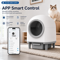 Litière pour chats entièrement fermée et autonettoyante en gros |   Prix d'usine Induction automatique |   ABS Grande Capacité Écologique