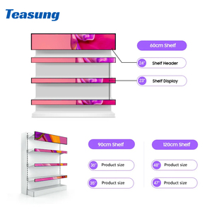 19.5-34 inch tiếp thị kỹ thuật số LED hiển thị thanh Màn hình <span class=keywords><strong>LCD</strong></span> Video Player cho quảng cáo kéo dài kệ Dải LED hiển thị - Product Image 2