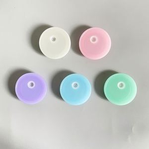 Tapa de repuesto de plástico de color reutilizable a prueba de fugas, lista para enviar desde almacén de EE. UU., tapa acrílica para vasos de cerveza de 16 oz y 20 oz - Product Image 1