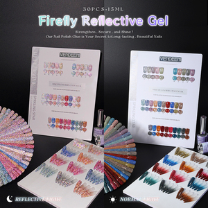 <span class=keywords><strong>Precio</strong></span> al por mayor Reflective Glitter <span class=keywords><strong>Gel</strong></span> Polish 30 colores Super Sparkle Diamond Glitter Disco UV Acryl Polish <span class=keywords><strong>Gel</strong></span> - Product Image 3