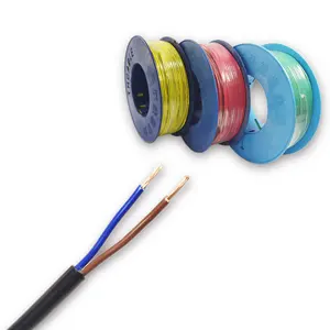 CE menyetujui H05VV-F jaket PVC inti fleksibel 2 inti 3 inti kabel listrik tembaga kabel Roll kabel listrik