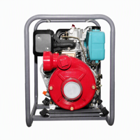 Pompe à eau portable agricole OEM VISION DHP80 3 pouces en fonte, centrifuge, diesel, haute pression, haut débit, pour l'irrigation