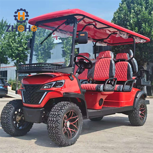 Carro de Golf Clásico de 4 Pasajeros / Buggy Club de 2 y 4 Plazas con Neumáticos y Batería de Litio - Product Image 2