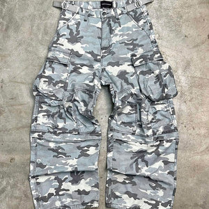 <span class=keywords><strong>Pantaloni</strong></span> Cargo da Uomo in Cotone Mimetico Personalizzati con Design Distressed e Vestibilità Ampia – <span class=keywords><strong>Pantaloni</strong></span> Mimetici Estivi a Vestibilità <span class=keywords><strong>Larga</strong></span> - Product Image 6