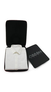 Estuche Organizador de Camisas Portátil de EVA Negro, Resistente y de Alta Calidad, Bolsa de Viaje Antiarrugas para Ropa con Ventilación 3D e Impermeable - Product Image 6