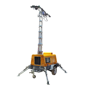 Torre de Iluminación LED Solar y Diésel de 9M, Proveedor Oficial para Construcción y Minería, para Sitios de Construcción y Minería - Product Image 1