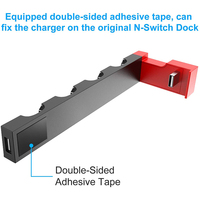 Pour Nintendo pour Switch support de charge 4 support de contrôleur Station de chargeur Console en plastique Dock de charge pour Joycons