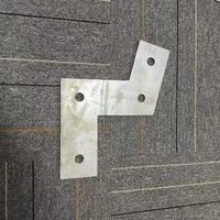 Connecteur de bois robuste en forme de Z, plaque de raccordement pour bois, support de poutre, support de porte, support de fenêtre, code d'angle L droit