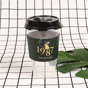 Custom Disposable Kraft Paper Coffee & Tea <b>Cup</b> Sleeves, Brand Logo Printed Cardboard <b>Cup</b> Holders with Custom Design - Product Image 3