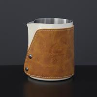 Tasse à café expresso anti-brûlure pour latte art 450 ml, tasse à mousse de lait pour latte art, tasse à fouetter le lait pour café latte art, pichet à mousse pour café latte art