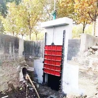 Puertas Deslizantes/Correderas de Acero Inoxidable y Hierro Fundido Eléctricas de Alta Resistencia Yaode para Aplicaciones en Medios Acuáticos a Temperatura Media, Personalizadas