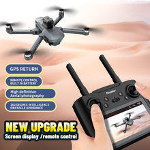 S197 Professional Foldable Drone Kit 4.5 Inch 4K Hd Screen FPV Flight Controller GPS Brushless Motor Plastic Full Set - Product Image 4