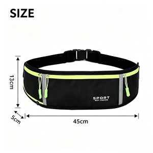 Riñonera Deportiva Impermeable para Correr, Cinturón Ajustable Delgado para Fitness, Bolsa para Teléfono para Trotar al Aire Libre - Product Image 2