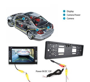 Xe số tấm khung HD không thấm nước EU biển số xe phía sau xem đảo ngược/đảo chiều đậu xe sao lưu <span class=keywords><strong>Camera</strong></span> phổ IP 68 5V 6M - Product Image 5