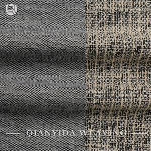 Tessuto Jacquard Computerizzato W1064 Beige-Nero Elasticizzato in Misto Poliestere/Rayon/Spandex di Peso Medio per Giacche da Ragazzi e Ragazze - Product Image 3