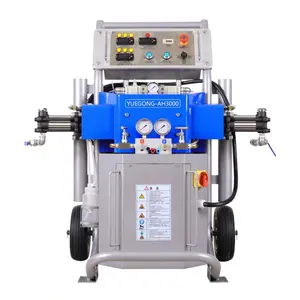 Mobile Flexibility Uniform Polyurethane Polyurea Foam Spray Machine PU Polyurethane Foam Spray Insulation Machine With Spay Gun