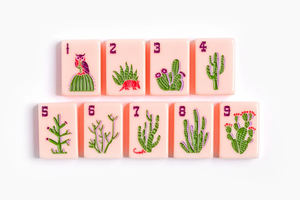 Juego de Fichas de Mahjong con Temática Occidental, Acrílico Duradero, Patas Metálicas Plegables, Estilo Clásico para 2 Jugadores - Product Image 2