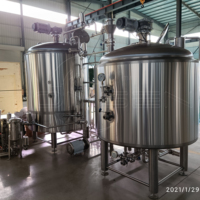 Équipement de brassage 2000L, équipement de fermentation en acier inoxydable